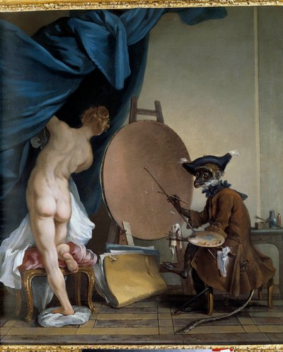 Le peintre singe - Jean Baptiste Deshays