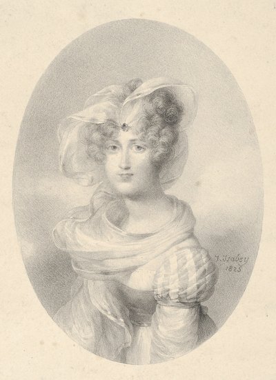 Portrait of Madame Ditte-Harmite - Jean-Baptiste Isabey