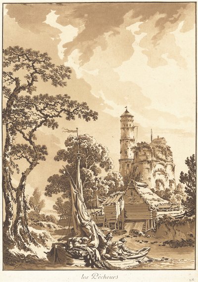 Les pêcheurs - Jean-Baptiste Le Prince