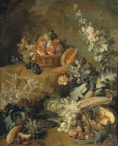Nature morte de fruits et légumes (« Terre ») - Jean-Baptiste Oudry