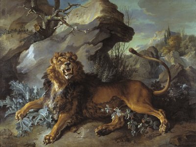 Le lion et la mouche - Jean-Baptiste Oudry