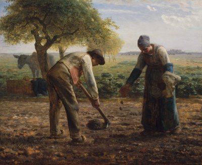 Planteurs de pommes de terre - Jean-Francois Millet