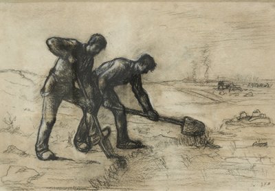 Les Fossoyeurs - Jean-Francois Millet