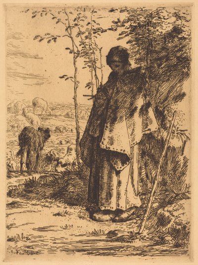 La grande bergère - Jean-Francois Millet