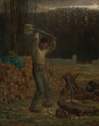 Le bûcheron - Jean-Francois Millet
