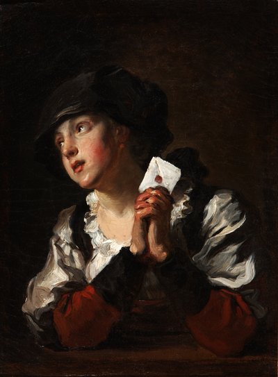 La lettre - Jean-Honore Fragonard