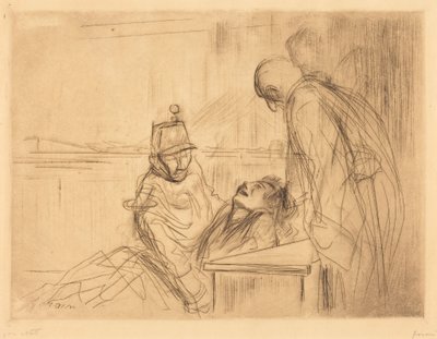 Évanouissement à l'audience (évanouissement à l'audience) - Jean-Louis Forain