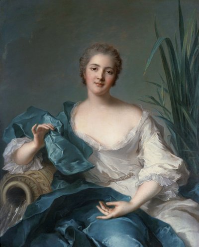 Portrait de Madame Marie-Henriette Bertolo de Pleneuf. - Jean-Marc Nattier