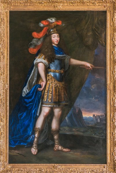 Portrait de Louis XIV avec une antiquité - peinture attribuée à Jean Nocret (1615-1672) - Musée du Domaine départemental de Sceaux - Jean Nocret