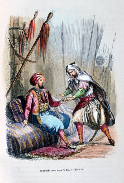 Abdullah reçu dans la tente d
