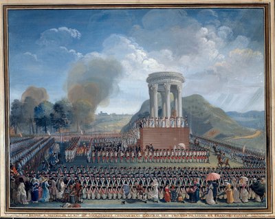 Fête de la Fédération à Besançon le 14 juillet 1790 - Jean Alexis Cornu