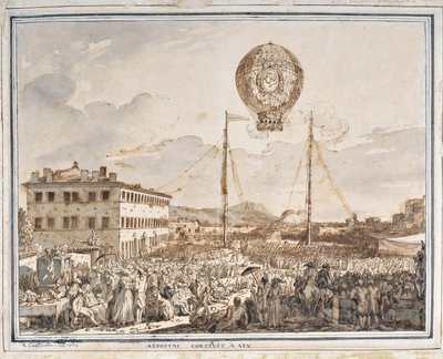 Aérostat construit à Aix - Jean Antoine Constantin