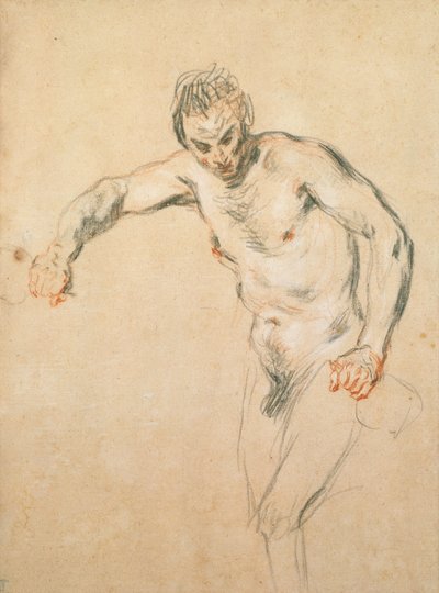 Un satyre versant du vin, c.1716 - Jean Antoine Watteau