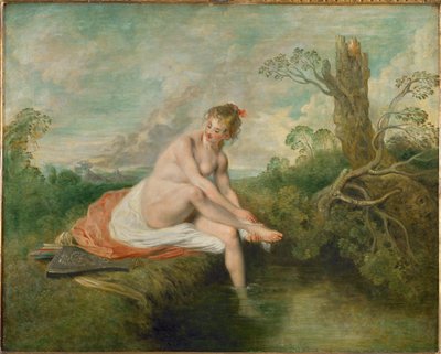 Diane au bain - Diana bathing... - Jean Antoine Watteau