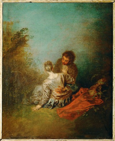 Le Faux Pas … - Jean Antoine Watteau