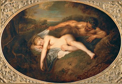 Nymphe et satyre ... - Jean Antoine Watteau