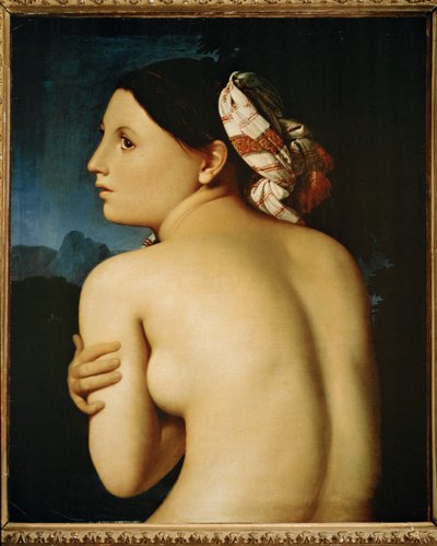 Nu féminin, vue de dos (peinture sur toile) - Jean Auguste Dominique Ingres