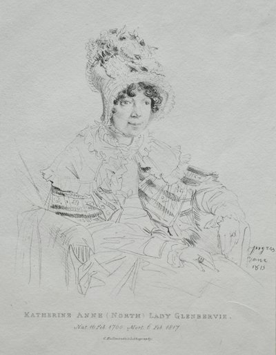 Katherine Anne Lady Glenbervie - Jean Auguste Dominique Ingres