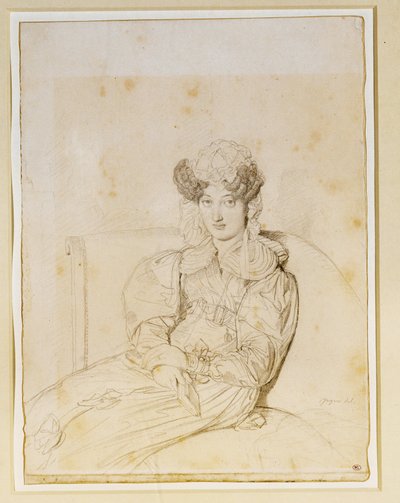 Marie Marcotte de Sainte Marie, belle-sœur de Marcotte ... - Jean Auguste Dominique Ingres