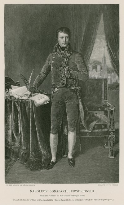 Napoléon Bonaparte, Premier Consul - Jean Auguste Dominique Ingres