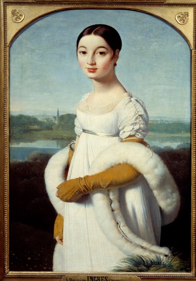 Portrait de Mademoiselle Caroline Riviere - Jean Auguste Dominique Ingres