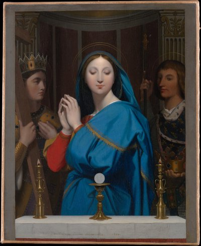 La Vierge adorant l