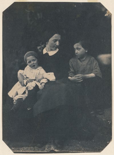 Mère avec deux enfants, vers 1855 - Jean Baptist Frénet