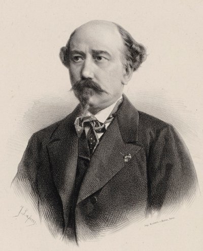 Portrait du compositeur Aimé Maillart - Jean Baptiste Adolphe Lafosse