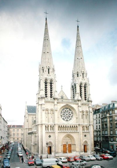 Vue de la façade, construite 1854-59 - Jean Baptiste Antoine Lassus