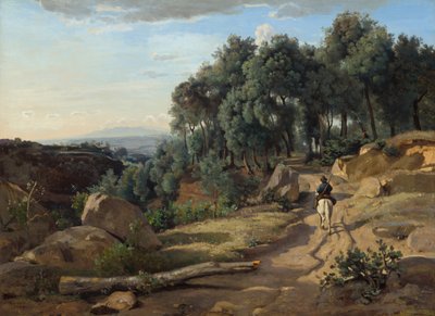 Vue près de Volterra, 1838 - Jean Baptiste Camille Corot