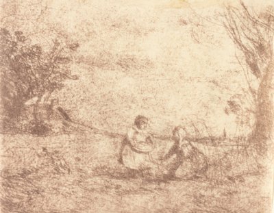 Les Enfants de la ferme, 1853 - Jean Baptiste Camille Corot