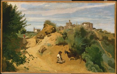 Français : Genzano Genzano - Jean-Baptiste-Camille Corot