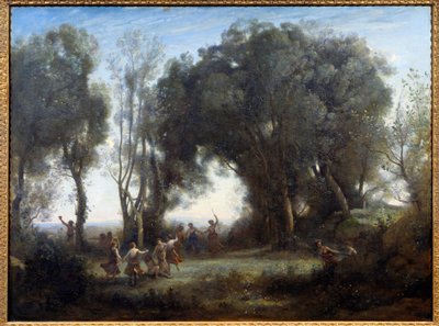 Matinée, danse des nymphes - Jean Baptiste Camille Corot