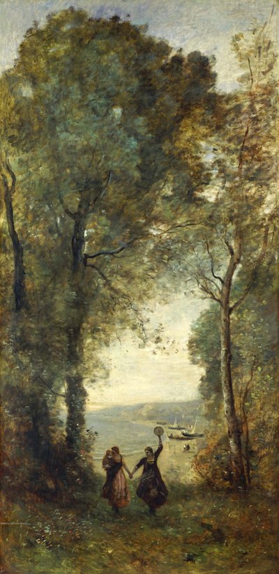 Réminiscence de la plage de Naples - Jean-Baptiste-Camille Corot