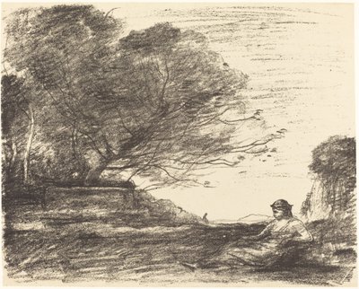 Sappho - Jean Baptiste Camille Corot
