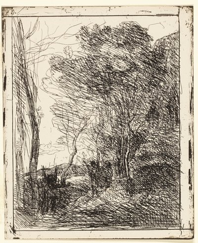 La clairière gauloise - Jean Baptiste Camille Corot