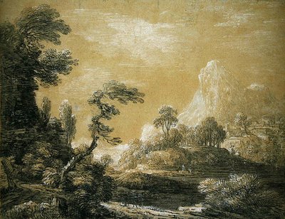 Paysage classique - Jean Baptiste Claude Chatelain