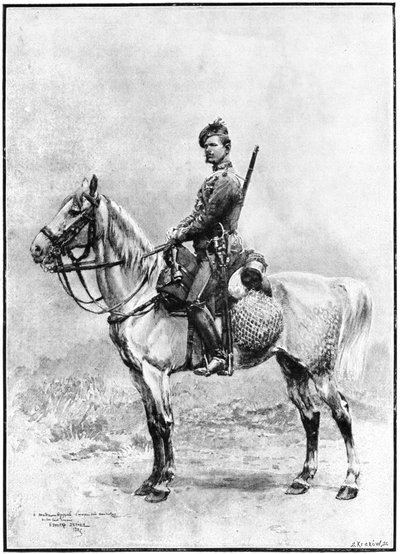 Un chasseur de la garde, Russie - Jean Baptiste Edouard Detaille