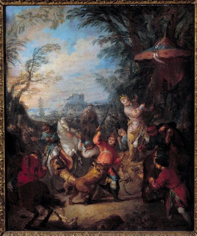 Chasse chinoise Peinture par Jean Baptiste Pater - Jean Baptiste Joseph Pater