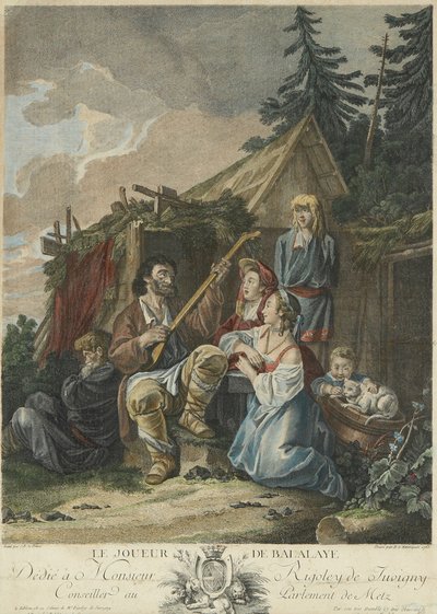 Le joueur de balalaïka - Jean Baptiste Le Prince
