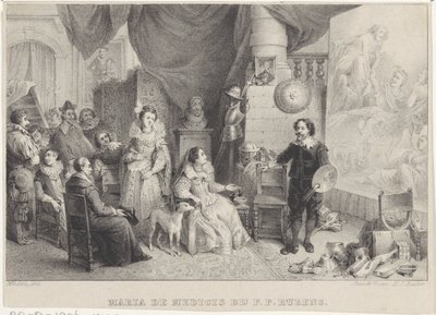 Marie de Médicis chez Rubens dans son atelier - Jean Baptiste Madou
