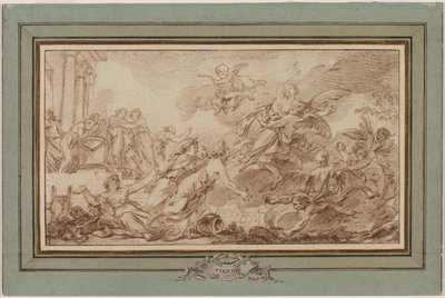 Borée enlevant Orithye, vers 1755-1760 - Jean Baptiste Marie Pierre