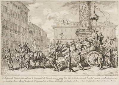 La mascarade chinoise, 1735 - Jean Baptiste Marie Pierre
