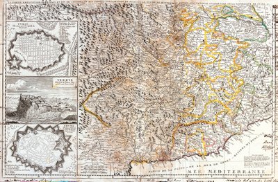 Carte des territoires sud du duc de Savoie, en Italie - Jean Baptiste Nolin