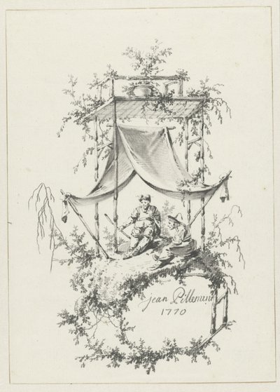 Composition en style chinoiserie - Jean Baptiste Pillement