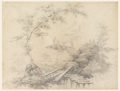 Dessin, fantaisie chinoise, vers 1780 - Jean Baptiste Pillement