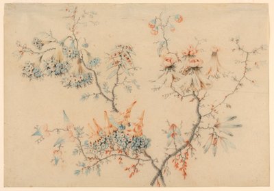 Dessin, branches fleuries, 1775-1800 - Jean Baptiste Pillement
