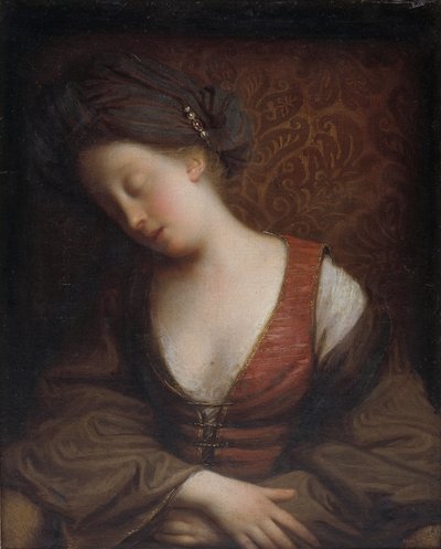 Jeune femme endormie - Jean Baptiste Santerre