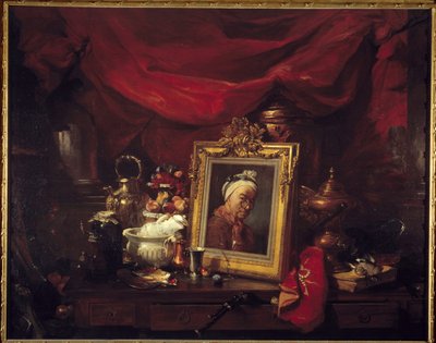 Chardin et ses modèles (Tableau en abyme) - Jean Baptiste Simeon Chardin