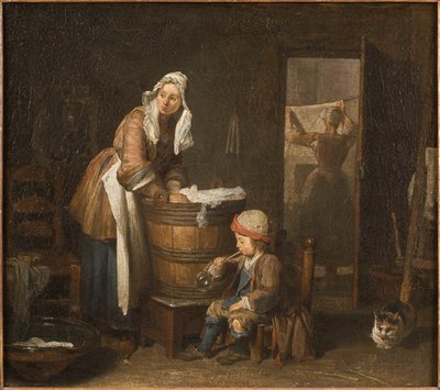 La Blanchisseuse - Jean Baptiste Simeon Chardin